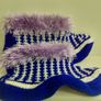 Knitted Slippers x 2 Image 5