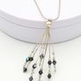 Italian Signed Sterling Silver Statement Necklace Image 8