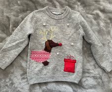 Christmas jumper, unisex, 110cm (4-5 years), please read ad!