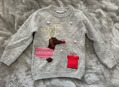 Christmas jumper, unisex, 110cm (4-5 years), please read ad!