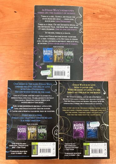 Beautiful Creatures Books 1,2&3 by Kami Garcia & Margaret Stohl