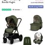 Cosatto 3in1 Travel System Car Seat Carrycot & Stroller Image 9