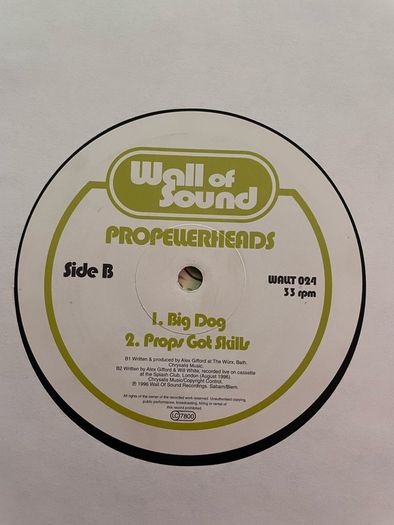 Propellerheads - Take California - 12" Single - 1996 Wall Of Sound Recordings - WALLT024