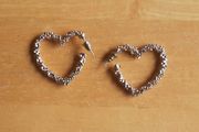 Beautiful heart earrings