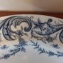 Fabulous Antique Blue and White Lidded Muffin Dish by Royal Worcester in a Beautiful Acanthus Leaf Pattern, Dated 1901, See Condition Report Image 10