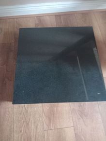 new granite fireplace/stove heart