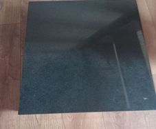 new granite fireplace/stove heart