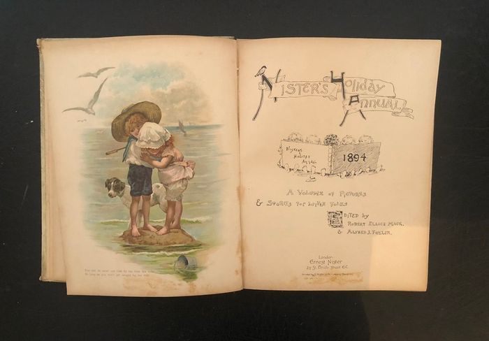 Antique Book Nister's Holiday Annual 1894