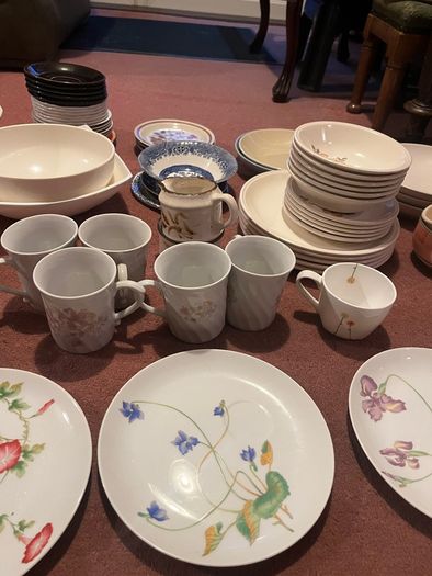 plates, bowls and mugs