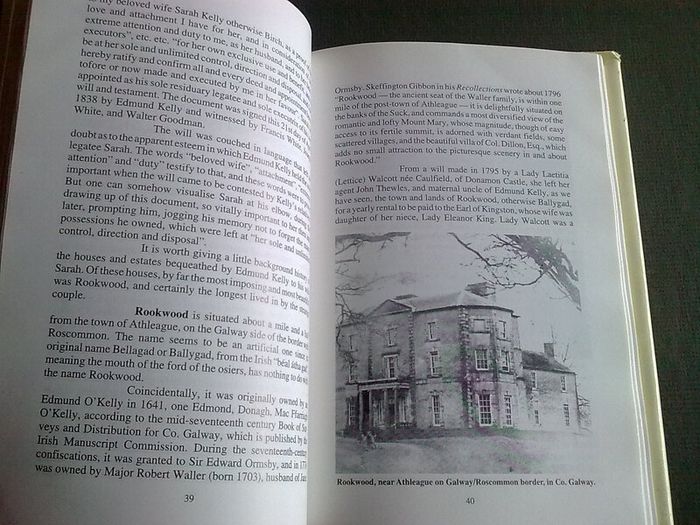 The strange story of Sarah Kelly Ireland Irish history Roscommon Westmeath Signed
