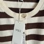 New brown cream cardigan M&S large Image 3