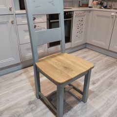 X4 Solid wood grey dining chairs