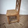 solid wood chairs x 6 Image 2