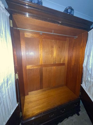 Edwardian mahogany armoire
