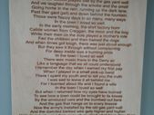 song lyrics, gift, present, birch plywood, birthday, wedding