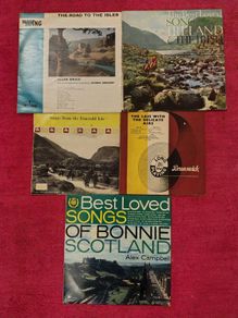 Record Bundle of 9 Traditional Irish and Scottish Songs