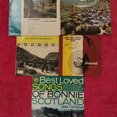 Record Bundle of 9 Traditional Irish and Scottish Songs