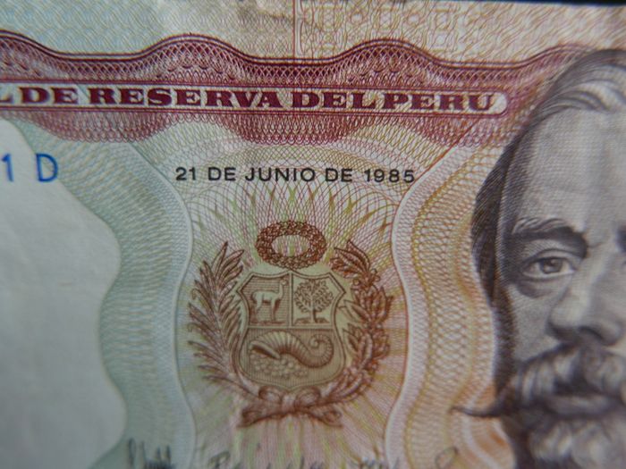 Variety of 10 Different Foreign Banknotes most of Peru