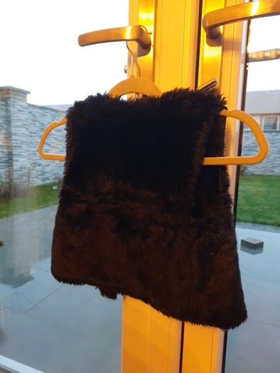 Black waistcoat size 8-9 years