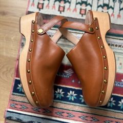 J.Crew Convertible Leather Clogs