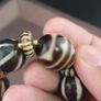 Antique Burmese Pumtek Pyu & Dzi Agate Beads Bracelet Image 3