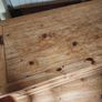 Solid wood coffee table with drawers Image 2