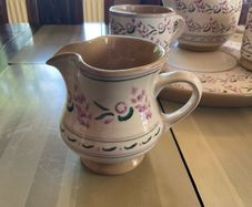 Nicholas Mosse lavender creamer from Washington  Creek USA . 4 inches in height