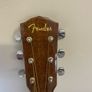 Fender acoustic parlor guitar Image 3