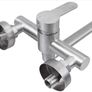 Colfuline Kitchen Sink Faucet Brushed Stainless Steel Image 5