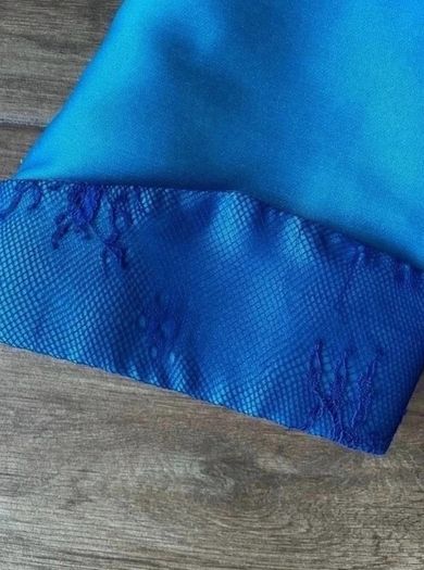 Blue mother of the bride wedding outfit with hat