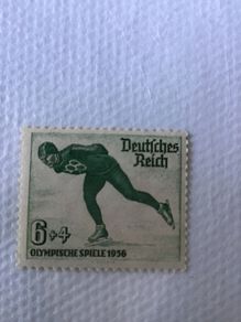 Rare/Genuine 1936 Germany Winter Olympics stamp