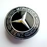 Mercedes - Benz 57mm gloss BLACK Wreath Flat Bonnet Badge Emblem A2228170415  /  A2048170616 Image 7