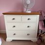 Chest of Drawers (white and oak) Image 2