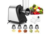 5 in 1 Salad Maker, 250W, Steel Rotary Blades and One-Touch Control, Electric Salad Maker Shredder for Cheeses, Fruit, Veggies