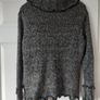 TIVOLI boho quirky grey woolen cardigan UK 12 14 Image 2