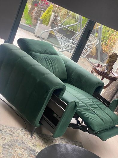Recliner Emerald Green Arm Chair