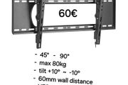 Tv Wall Mount Bracket Flat Tilt 45-90"