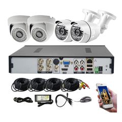 4 Camera Ctv Dvr Camera Set