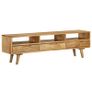 TV Cabinet Solid Mango Wood 140x30x41 cm Image 10