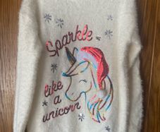 Girls. Christmas jumper