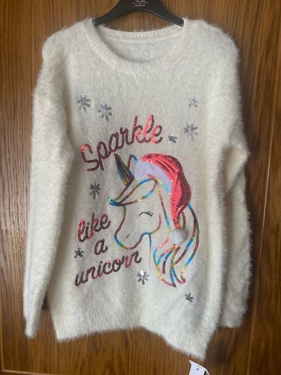 Girls. Christmas jumper