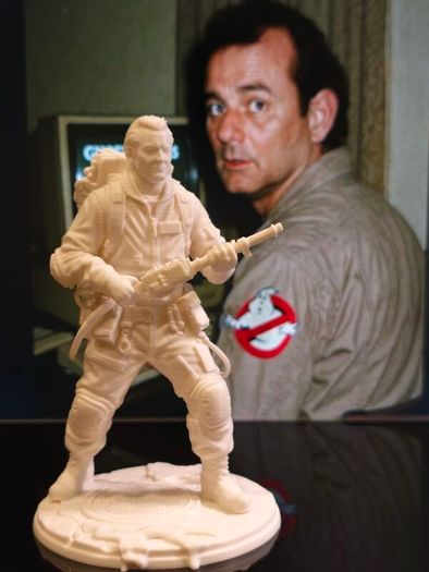 3D Printed Dr. Peter Venkman Figure From Ghostbusters 80's