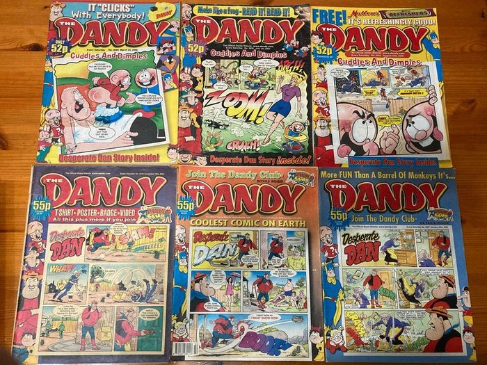 Comics: 'The Dandy' 2000,2001 and 2002 (54 numbers)