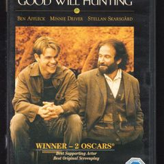 Good Will Hunting DVD Movie staring Robin Williams & Natt Damon
