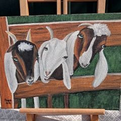 Original Painting  Just Kidding Around