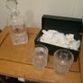 Crystal Whisky Decanter & 2 Tumblers Image 6