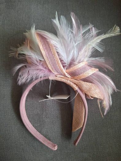Fascinator/Two Tone Feathers .. Price Drop