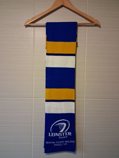 Leinster Rugby Scarf. Official Leinster Rugby Season Ticket Holders Scarf. Collect In Dublin Or Receive Via Post.
