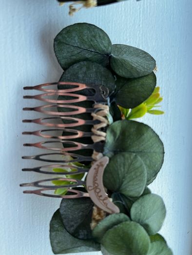 Bridesmaid Floral Hair Slides x 2