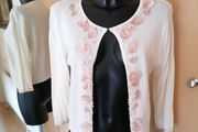 Women's Cardigan Cream Size L